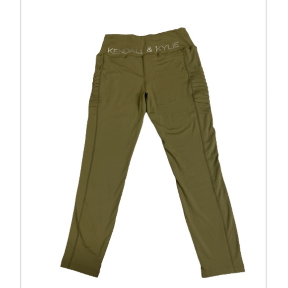 Kendal and Kylie Amy green detailed leggings - Picture 2 of 5